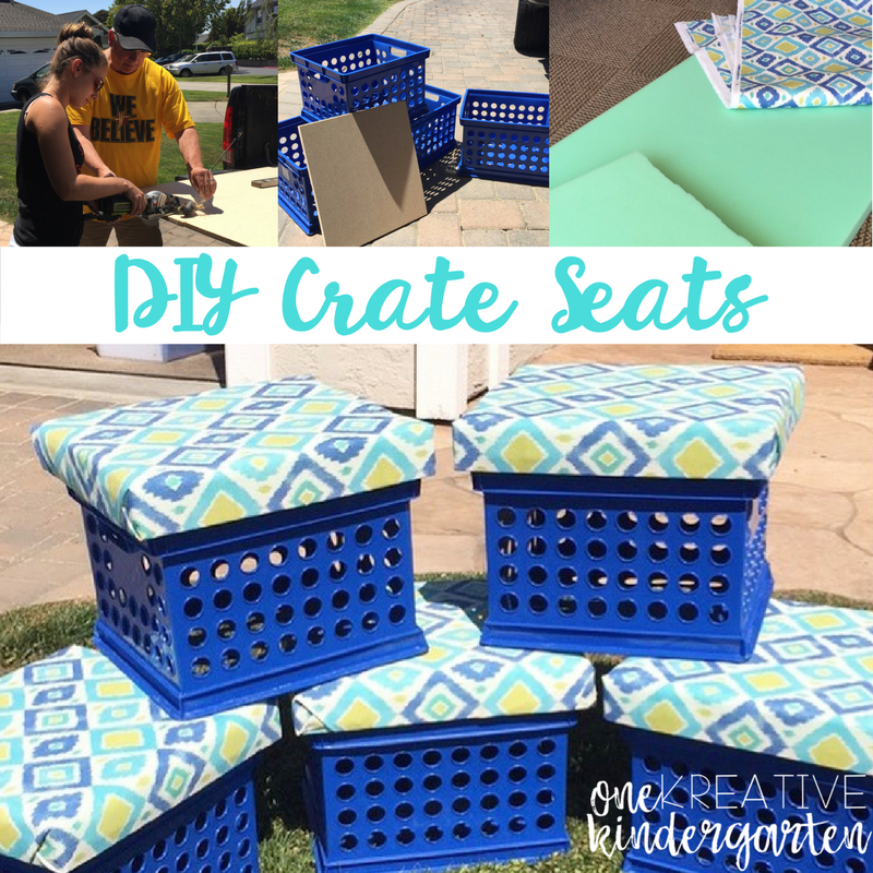 Crate Seats For The Classroom One Kreative Kindergarten
